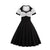 Robe Vintage Grande Taille Swing Noir Blanc
