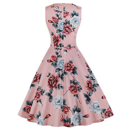 Robe Vintage Hepburn Rose