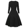 Robe Vintage Hiver Grande Taille Rose