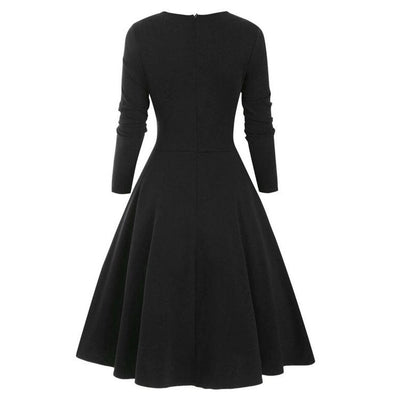 Robe Vintage Hiver Grande Taille Rose