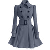 Robe Vintage Hiver Laine Grise