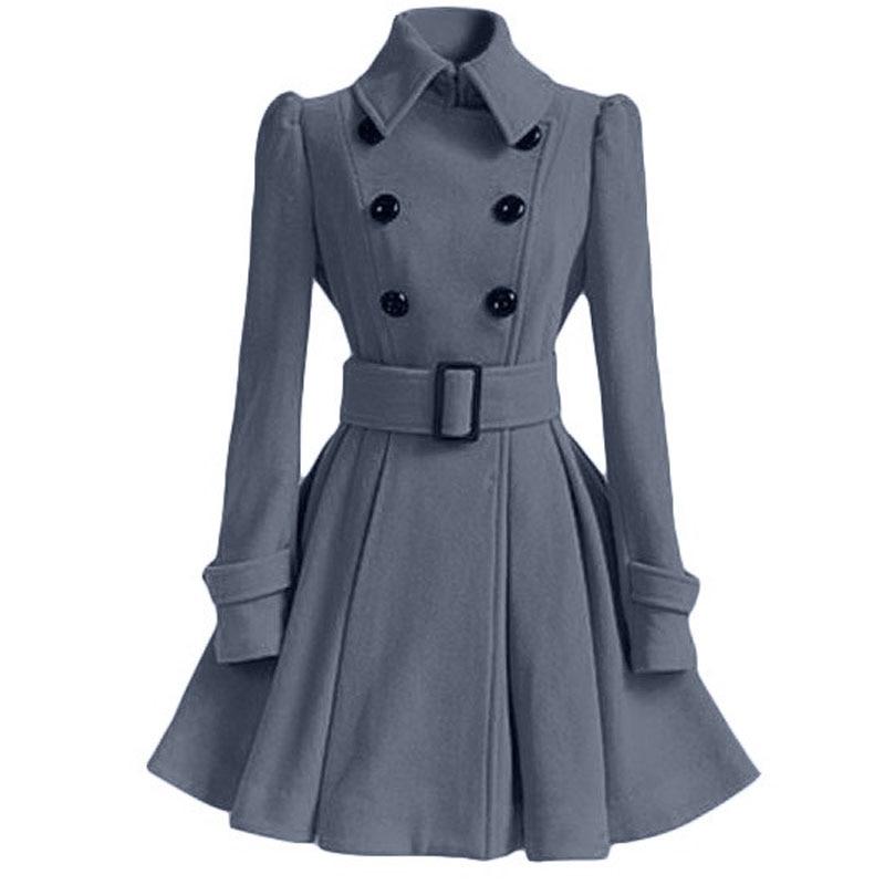 Robe Vintage Hiver Laine Grise