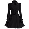 Robe Vintage Hiver Laine Noire