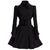 Robe Vintage Hiver Laine Noire