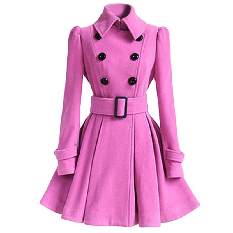 Robe Vintage Hiver Laine Rose
