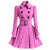 Robe Vintage Hiver Laine Rose
