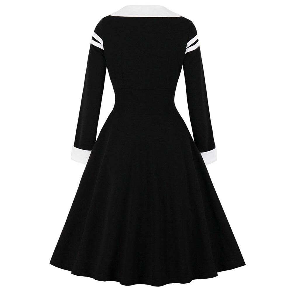 Robe vintage noir cheap