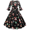 Robe Vintage Hiver Noire Noel