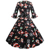 Robe Vintage Hiver Noire Noel