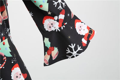 Robe Vintage Hiver Noire Noel