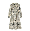 Robe Vintage Invité Mariage Gris