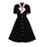 Robe Vintage Jeu de la Dame Noir