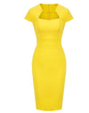 Robe Vintage Jour Jaune