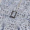 Robe Vintage Leopard Bleu
