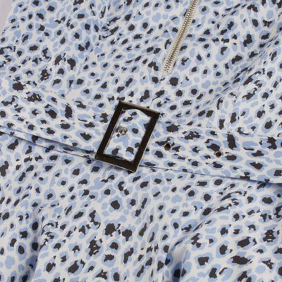 Robe Vintage Leopard Bleu