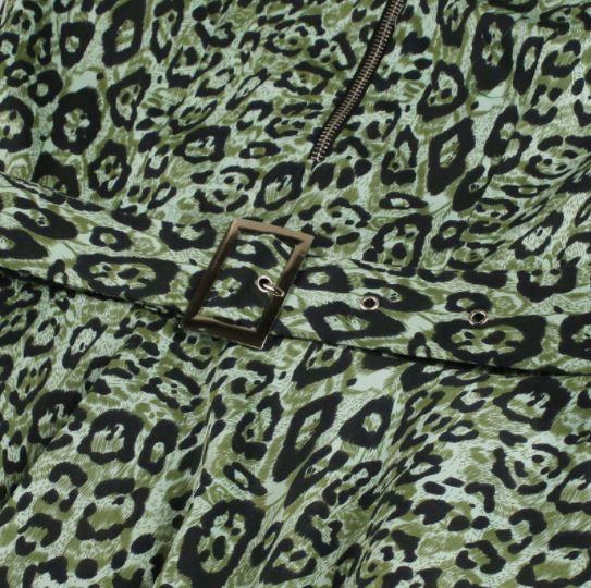 Robe Vintage Leopard Vert