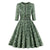 Robe Vintage Leopard Vert
