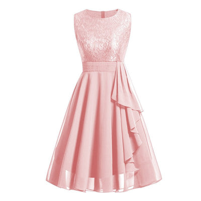 Robe Vintage Longue 50s Rose
