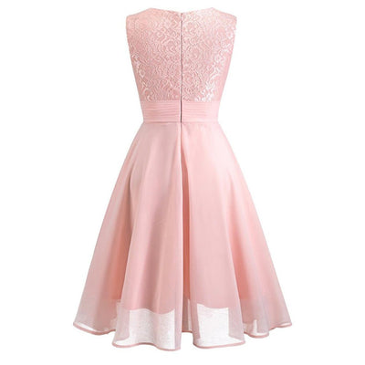 Robe Vintage Longue 50s Rose