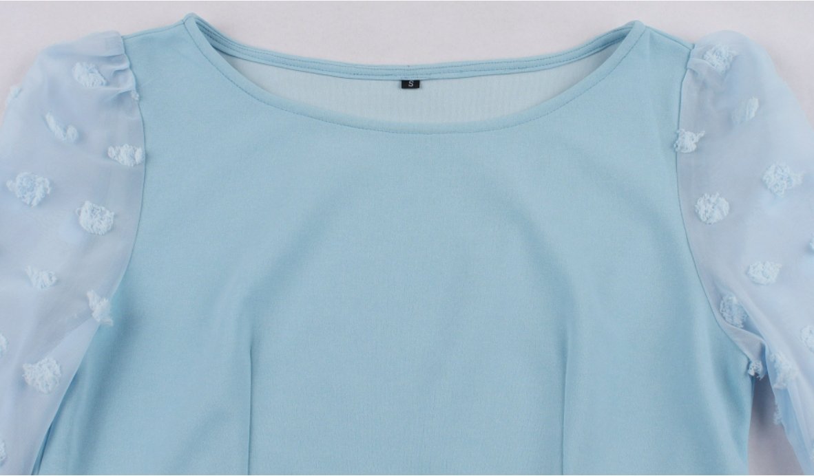 Robe Vintage Longue Boho Bleu