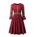 Robe Vintage Longue Boho Rouge