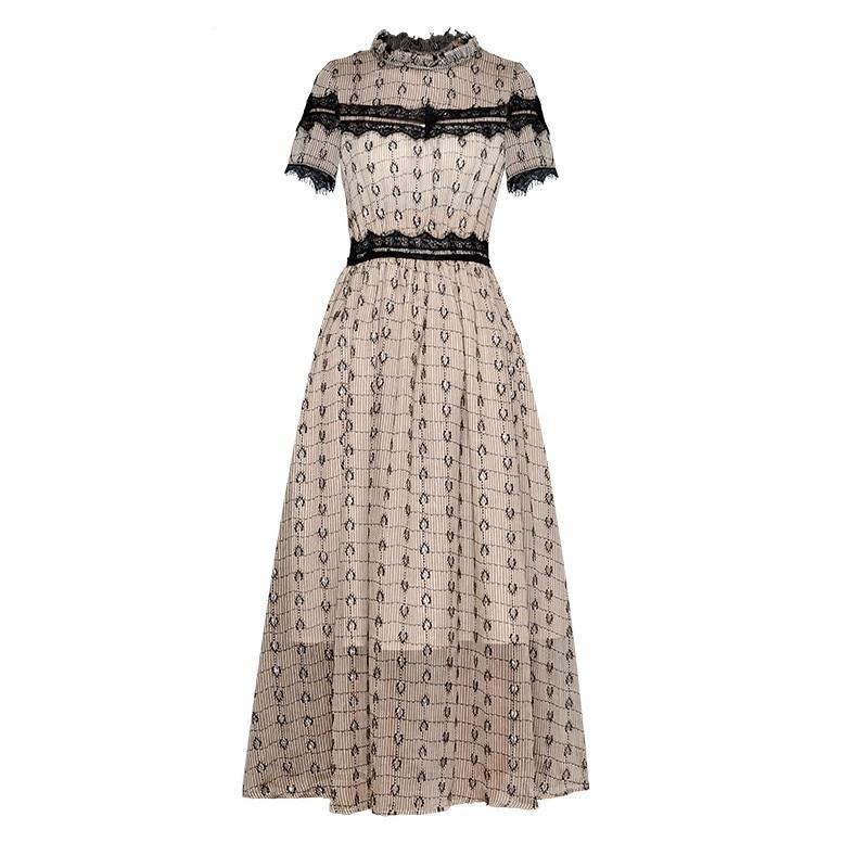 Robe Vintage Manches Courtes