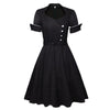 Robe Vintage Manches Hautes