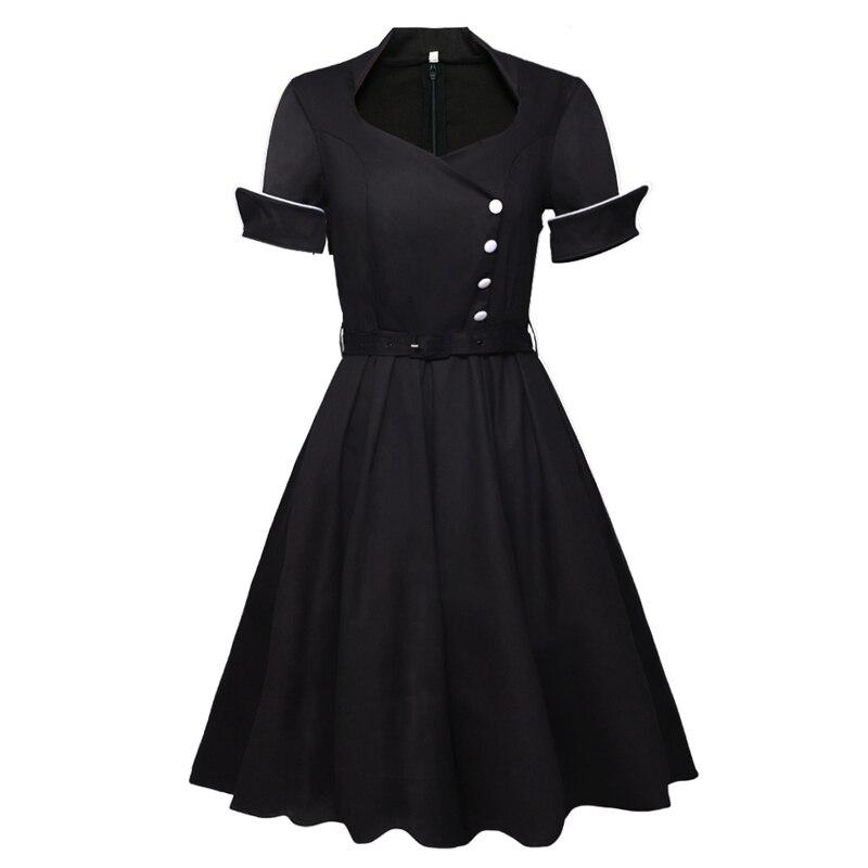 Robe Vintage Manches Hautes