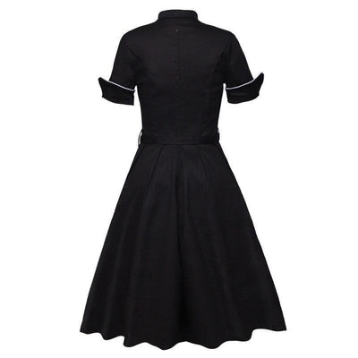 Robe Vintage Manches Hautes
