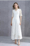 Robe Vintage Mariage Automne Blanche