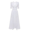 Robe Vintage Mariage Automne Blanche