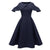 Robe Vintage Marine Col Volant