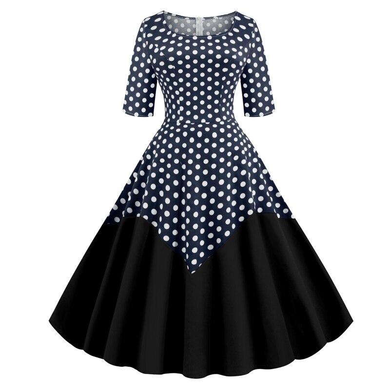 Robes à pois année 50 best sale