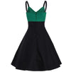 Robe Vintage Midi Vert