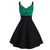 Robe Vintage Midi Vert