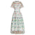 Robe Vintage Moderne Blanche