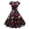 Robe Vintage Noel Grande Taille Noir