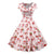 Robe Vintage Noel Grande Taille Rose