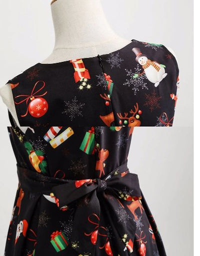 Robe Vintage Noel Noire