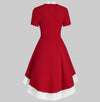 Robe Année 60 Vintage Rouge