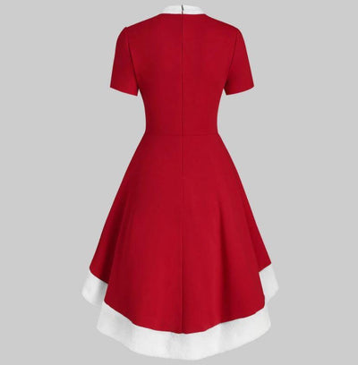Robe Année 60 Vintage Rouge