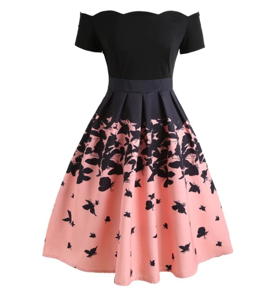 Robe Vintage Papillons