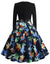 Robe Vintage Pin Up Fleur Bleue