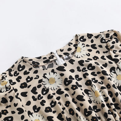 Robe Vintage Pin Up Leopard
