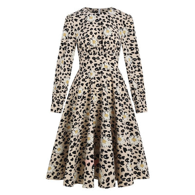 Robe Vintage Pin Up Leopard