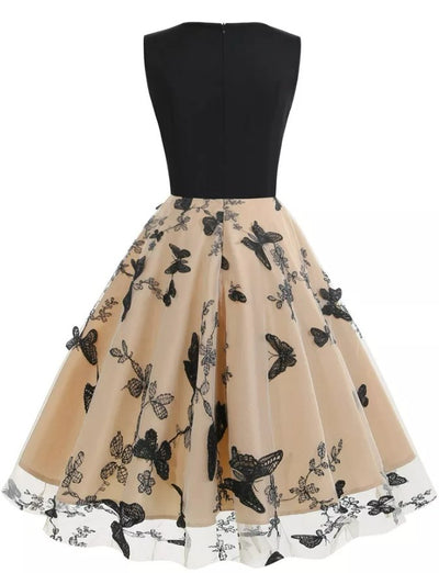 Robe Vintage Pin Up Papillon