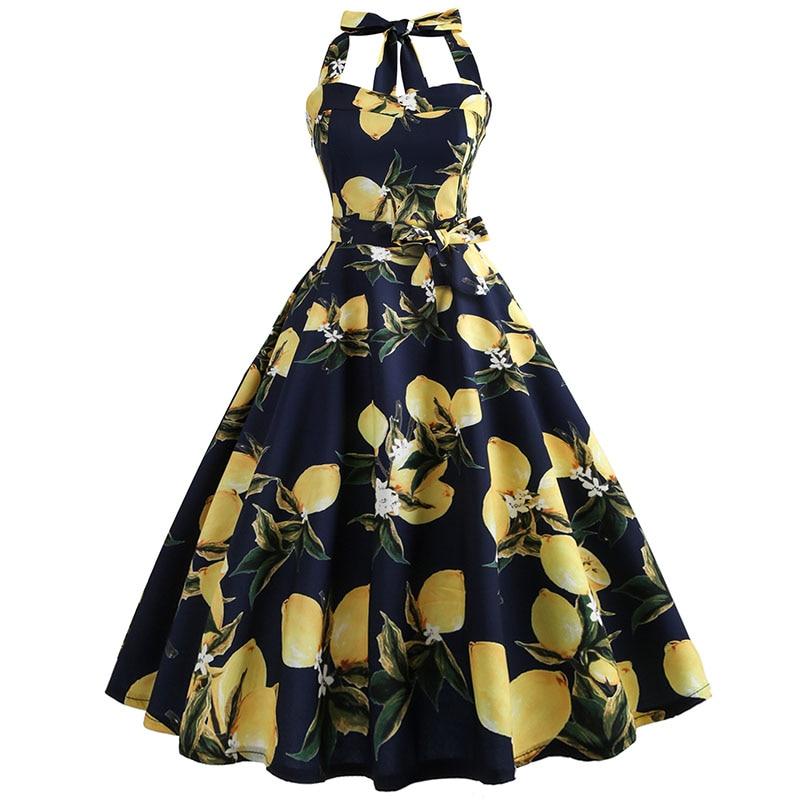 Robe Vintage Pin Up Citrons