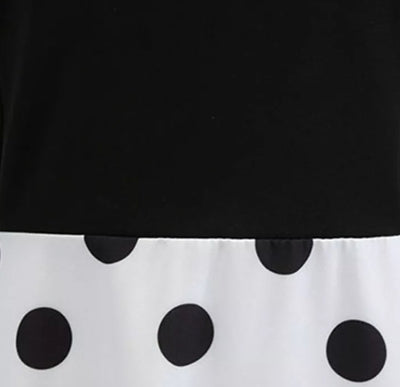 Robe Vintage Pin Up Pois Noirs