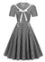 Robe Vintage Pin Up Quadrillée Noir