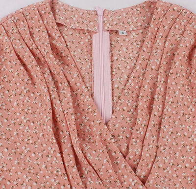 Robe Vintage Pin Up Rose Fleurs